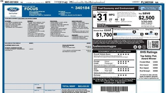 2015 Ford Focus SE