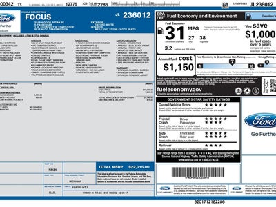 2018 Ford Focus SE 4DR Sedan
