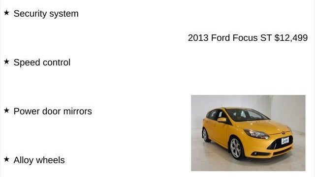 2013 Ford Focus ST