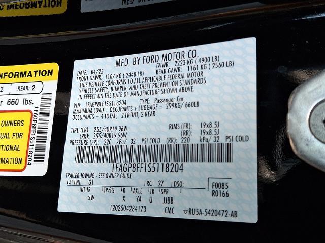 2025 Ford Mustang - $50,997