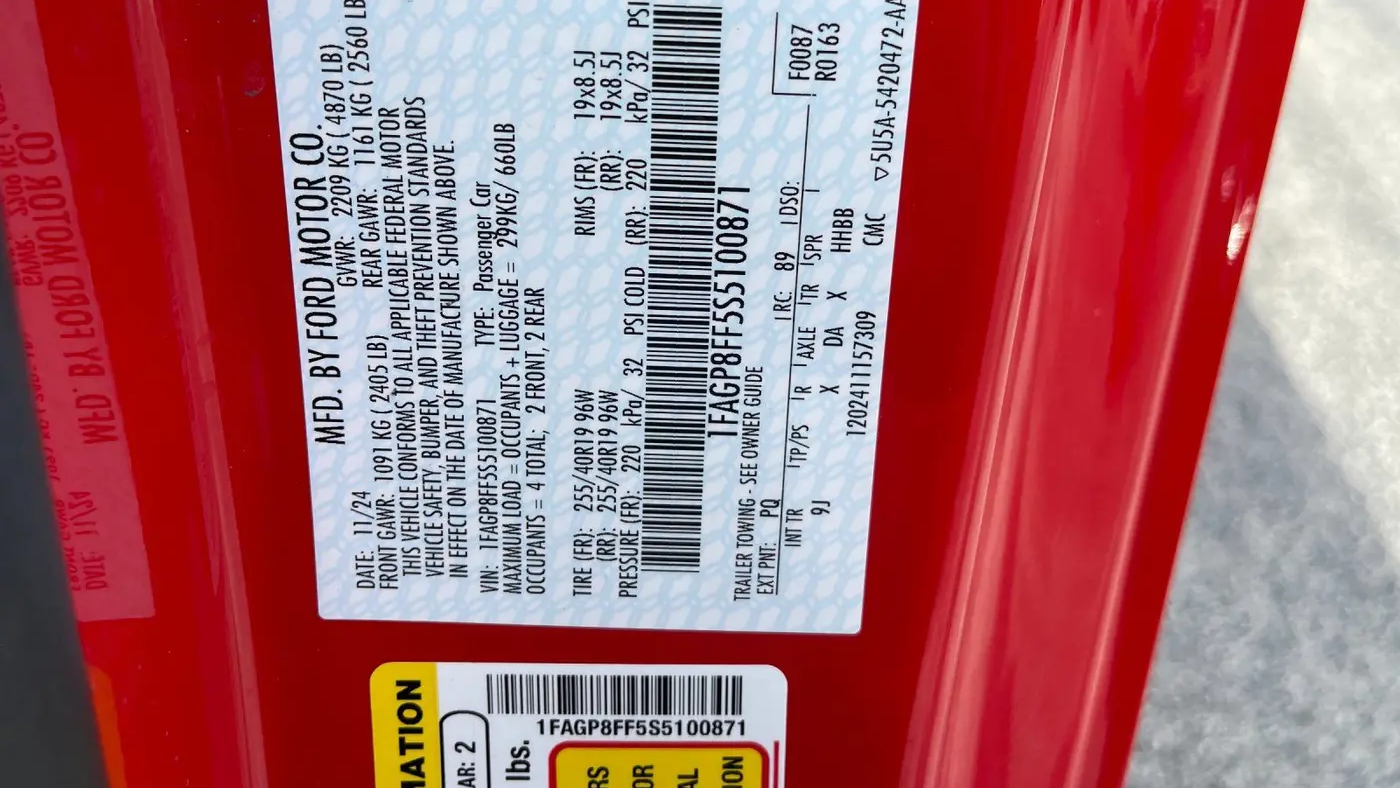2025 Ford Mustang GT Premium
