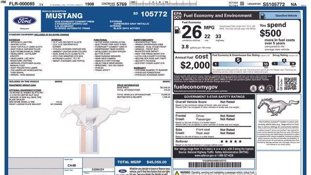 2025 Ford Mustang EcoBoost