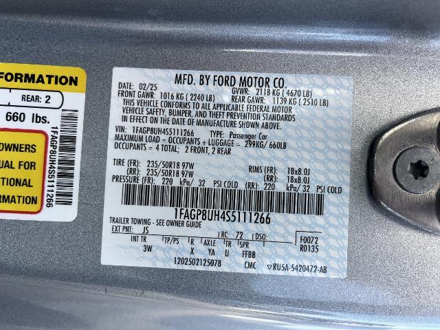 2025 Ford Mustang - $31,989