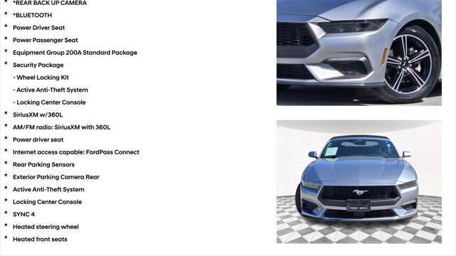 2025 Ford Mustang EcoBoost