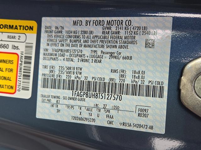 2026 Ford Mustang - $36,495
