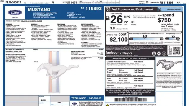2024 Ford Mustang EcoBoost
