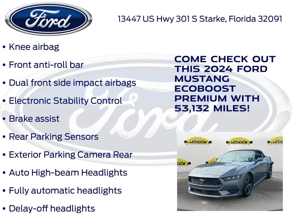 2024 Ford Mustang - $29,280