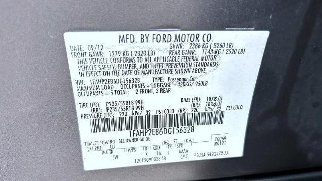 2013 Ford Taurus SEL