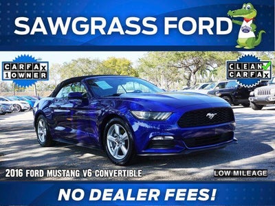 Photo of a 2016 Ford Mustang V6 2DR Convertible for sale