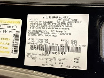 Photo of a 2019 Ford Mustang Ecoboost Premium 2DR Convertible for sale