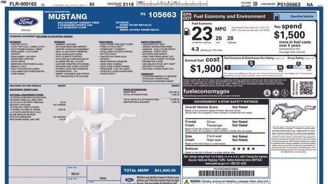 2023 Ford Mustang EcoBoost