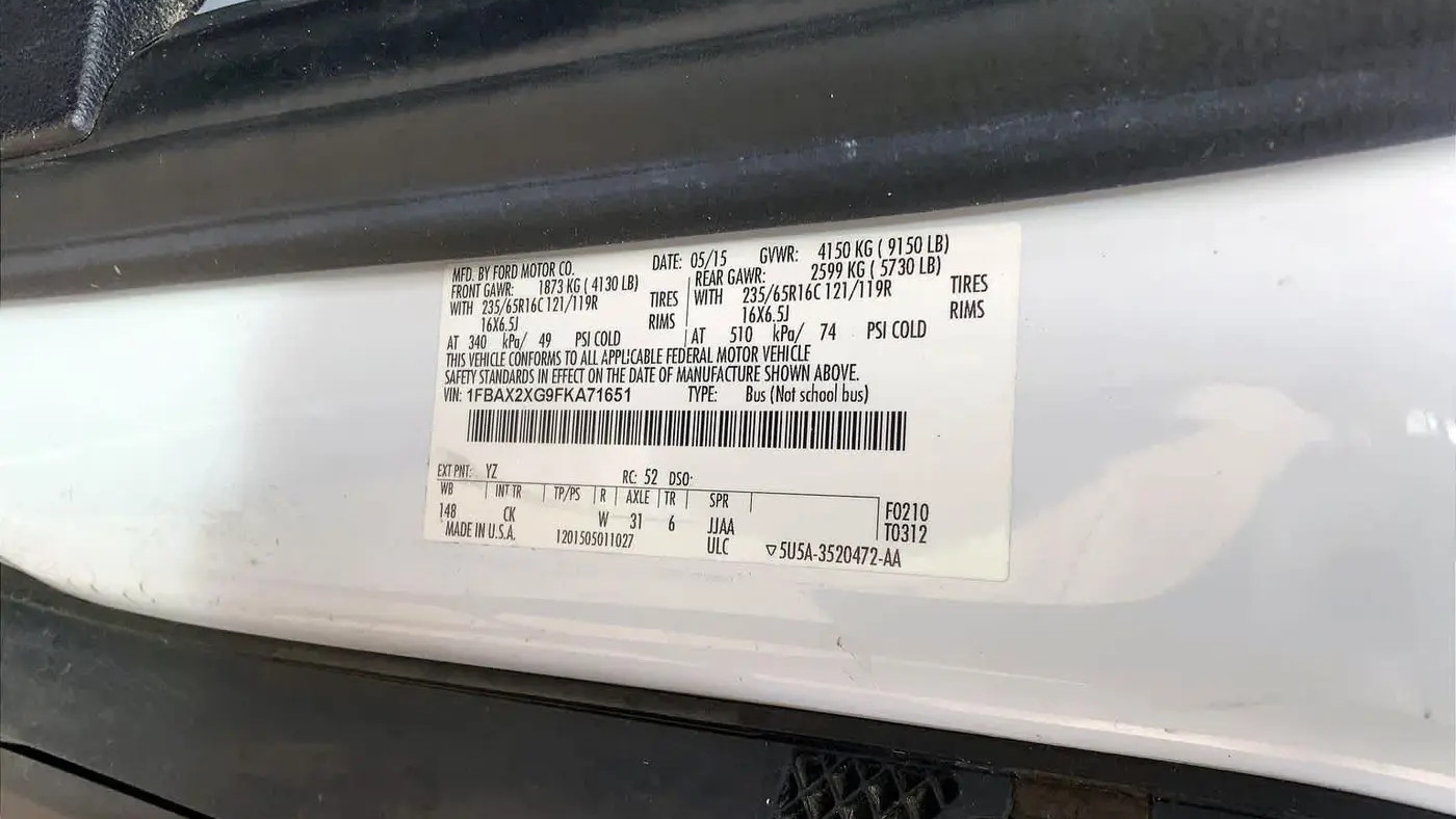 2015 Ford Transit 350 XL