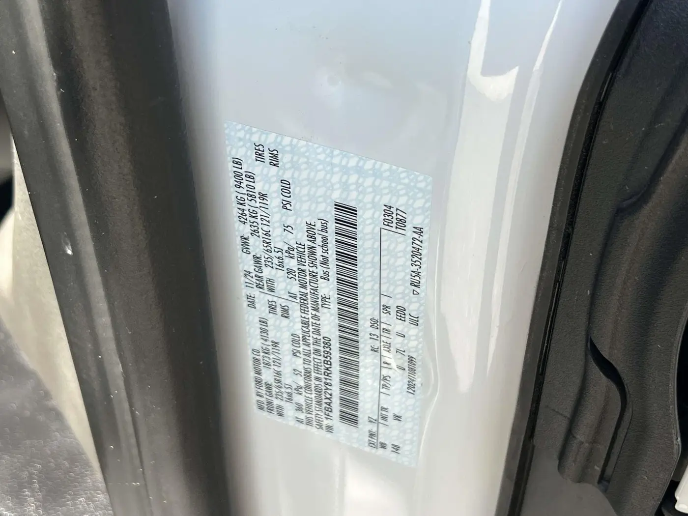 2024 Ford Transit - $43,350