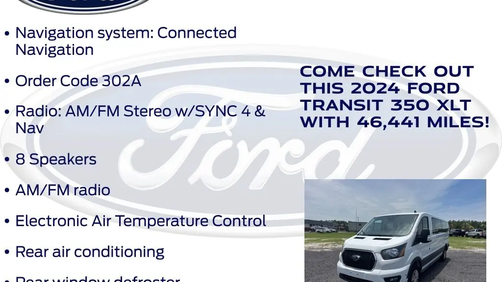 2024 Ford Transit 350 XL
