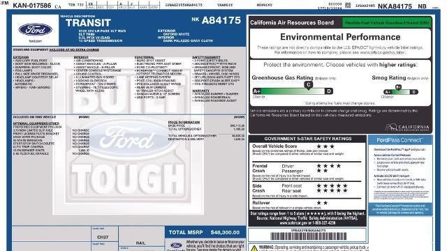 2022 Ford Transit 350 XL