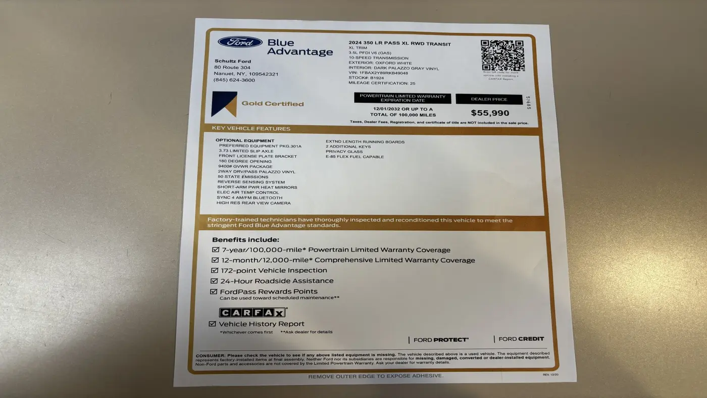 2024 Ford Transit 350 XL