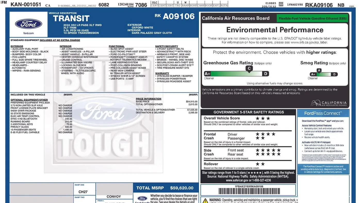 2024 Ford Transit 350 XL