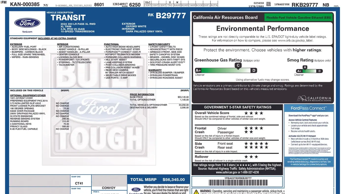 2024 Ford Transit 350 XL