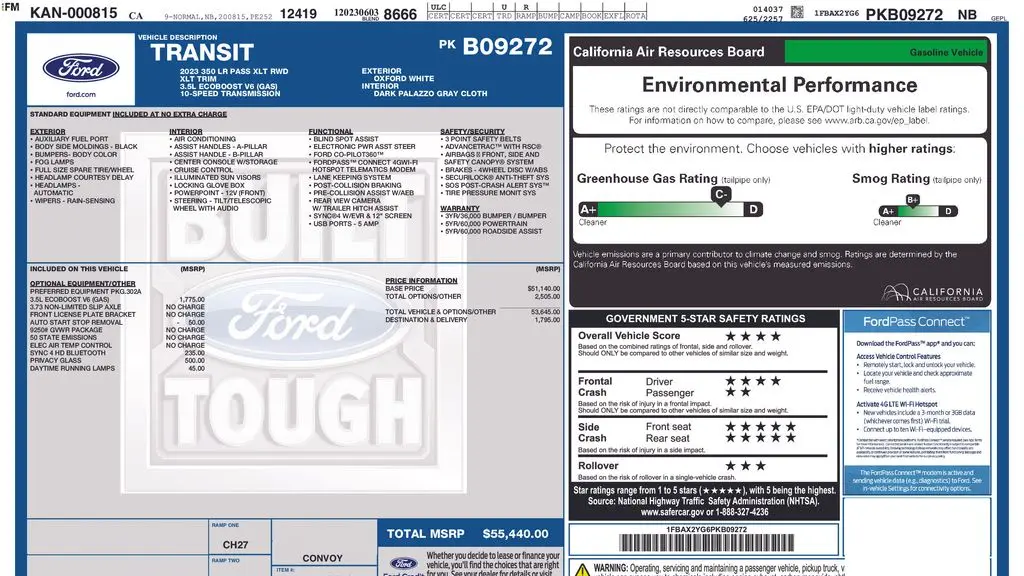 2023 Ford Transit 350 XLT