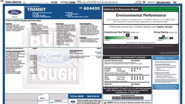 2025 Ford Transit 350 XL