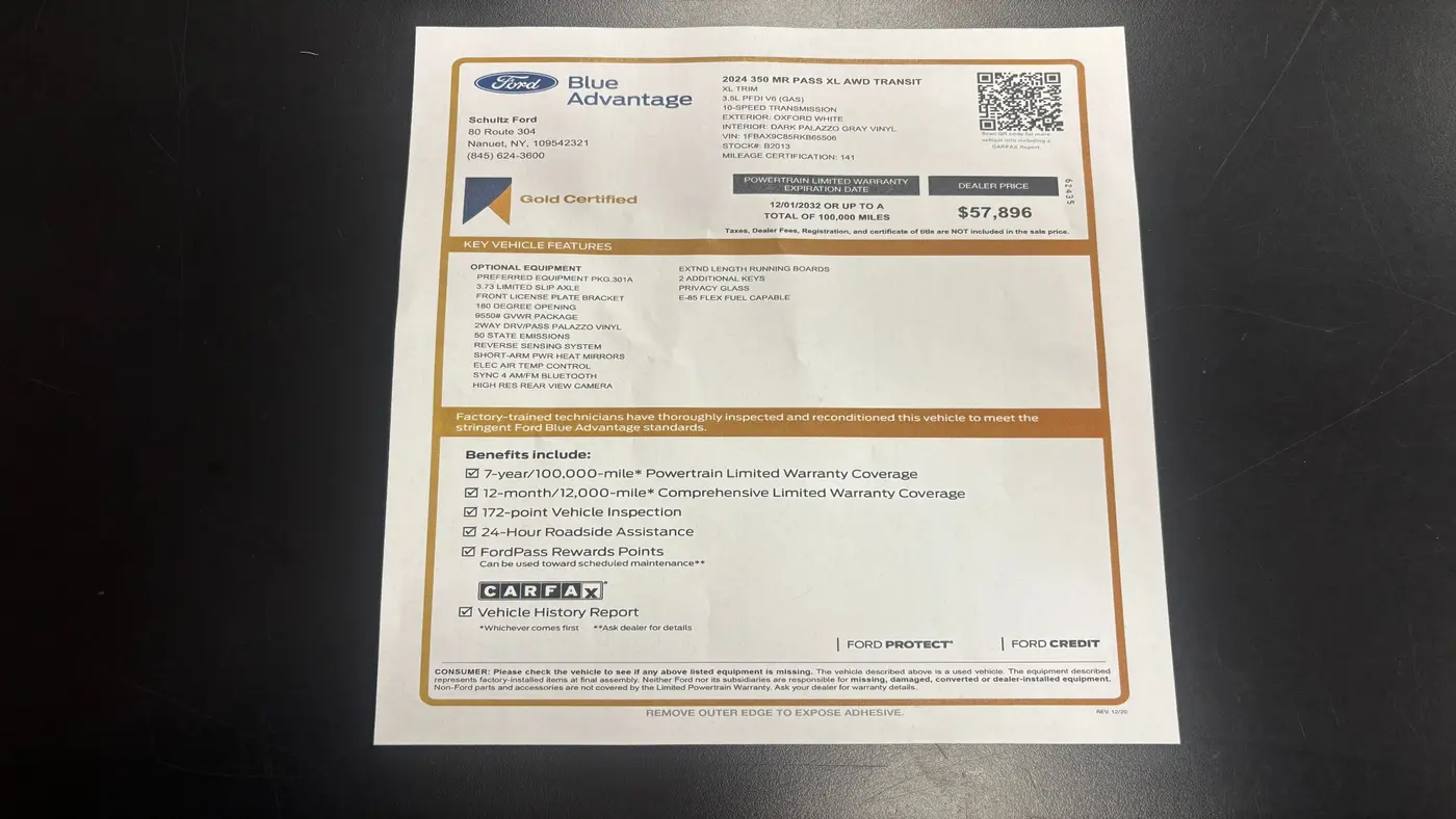 2024 Ford Transit 350 XL