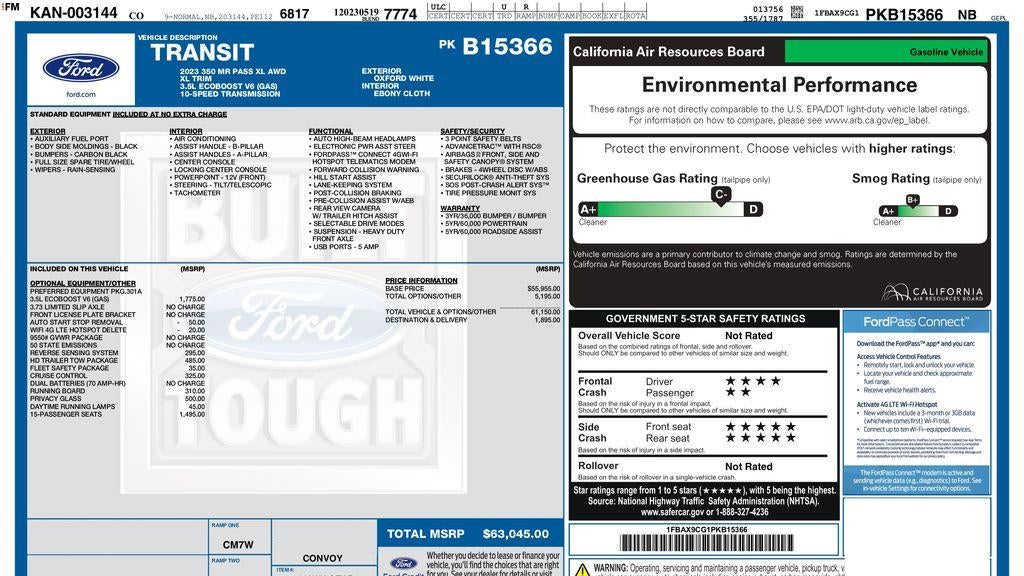 2023 Ford Transit 350 XL