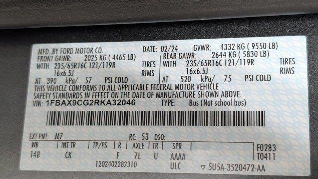 2024 Ford Transit 350 XL