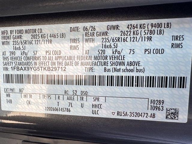 2026 Ford Transit - $63,595
