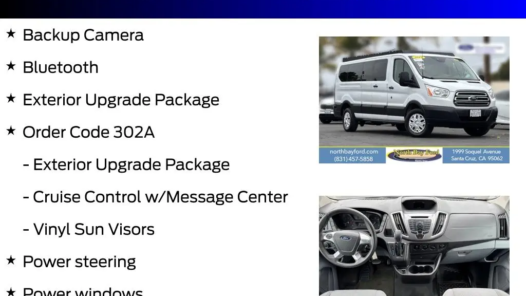2019 Ford Transit 350 XL