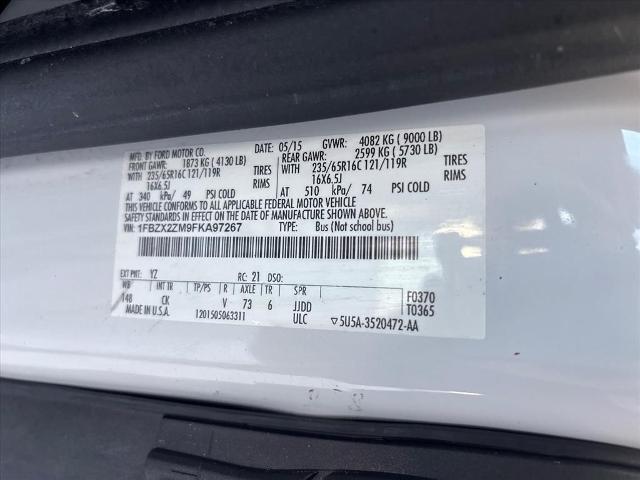 2015 Ford Transit - $19,980