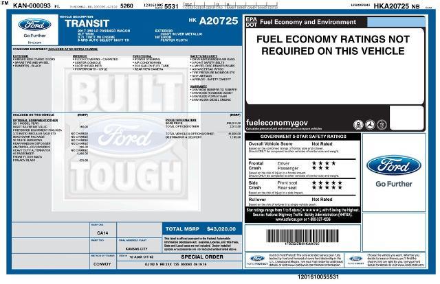 2017 Ford Transit - $24,500