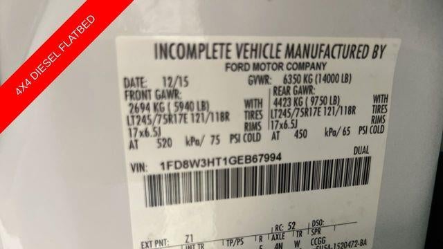 2016 Ford F-350 Super Duty Lariat
