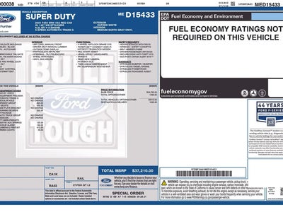 2021 Ford F-250 Super Duty 4X2 XL 2DR Regular Cab 8 FT. LB Pickup