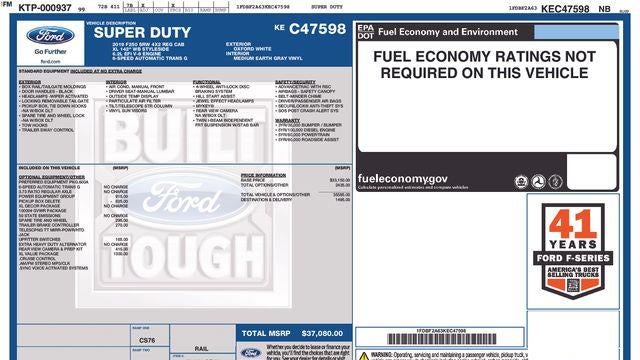2019 Ford F-250 Super Duty XL