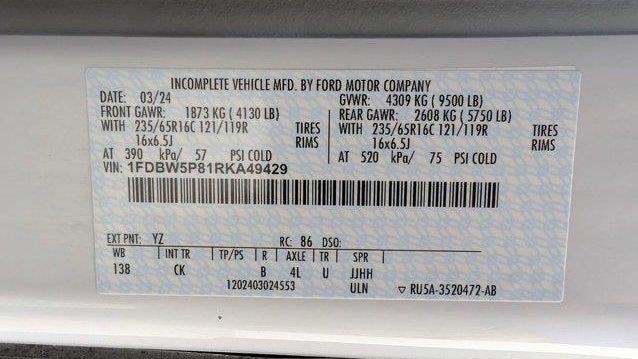 2024 Ford Transit 350