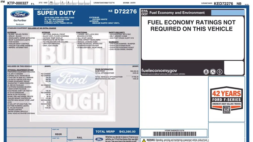 2019 Ford F-350 Super Duty XLT