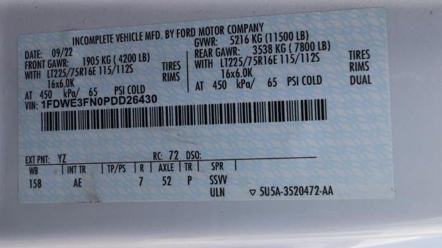 2023 Ford E-Series E-350 SD