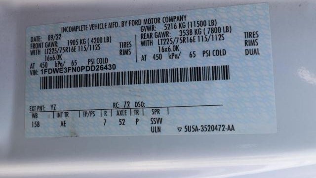 2023 Ford E-Series E-350 SD