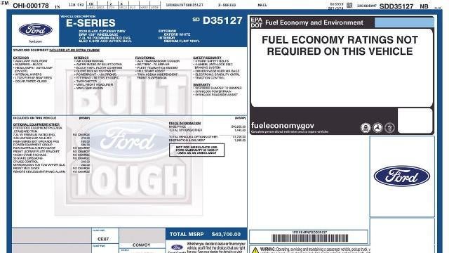 2025 Ford E-Series E-450 SD