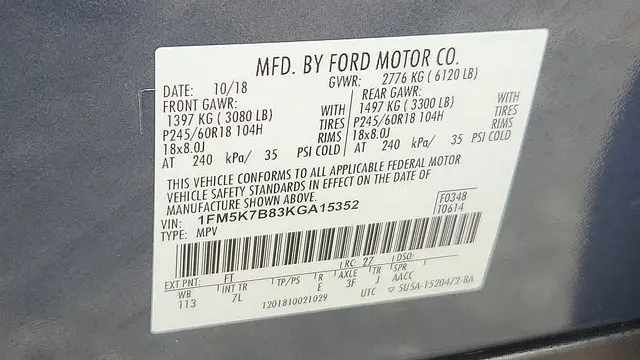 2019 Ford Explorer Base