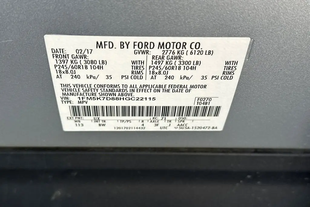 2017 Ford Explorer - $13,994