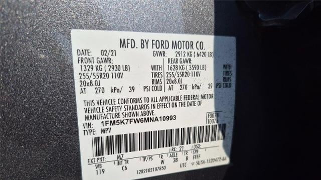 2021 Ford Explorer Hybrid Limited