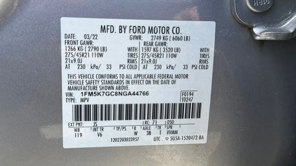 2022 Ford Explorer ST