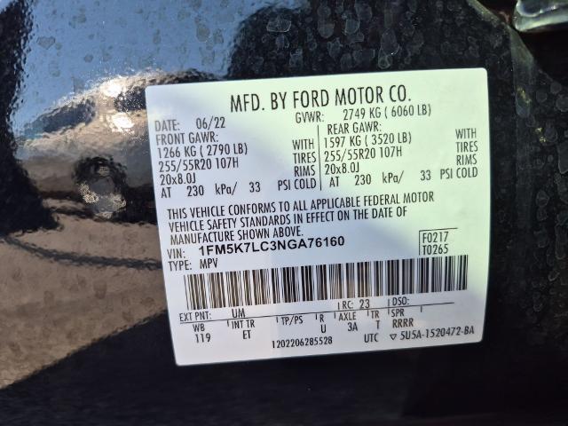 2022 Ford Explorer - $34,583