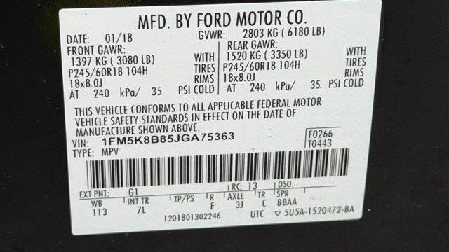 2018 Ford Explorer Base