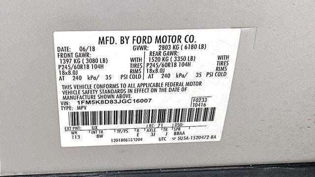 2018 Ford Explorer XLT