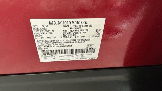 2018 Ford Explorer XLT