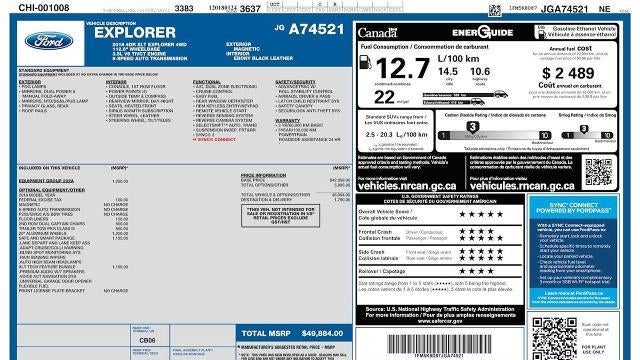 2018 Ford Explorer XLT