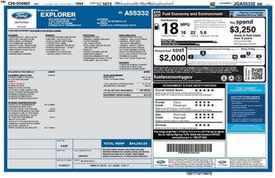 2018 Ford Explorer AWD XLT 4DR SUV