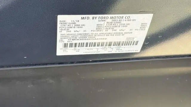 2019 Ford Explorer XLT